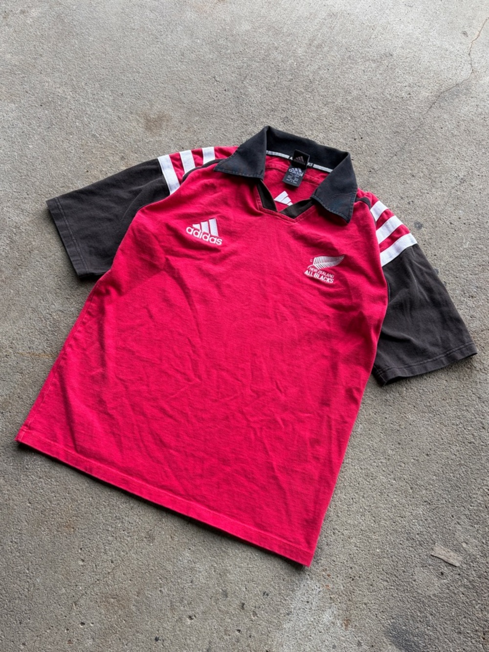 Adidas 1999 New Zealand All Blacks Vintage Rugby Jersey XL Mens Shirt